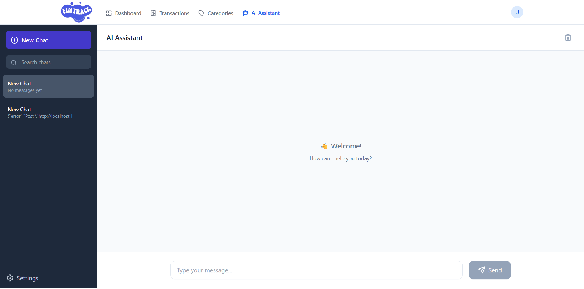 FinTrack - Personal Finance Management