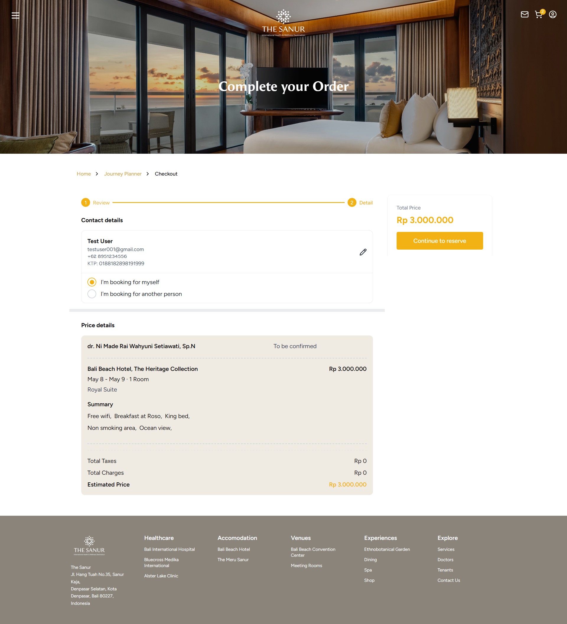 SIP - Sanur Integrated Platform